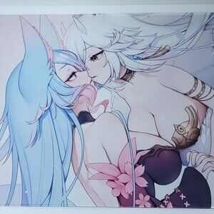 Azur Lane Neko Girl Desk Mat Anime Mousepad Gaming Playmat 35in x 16in
